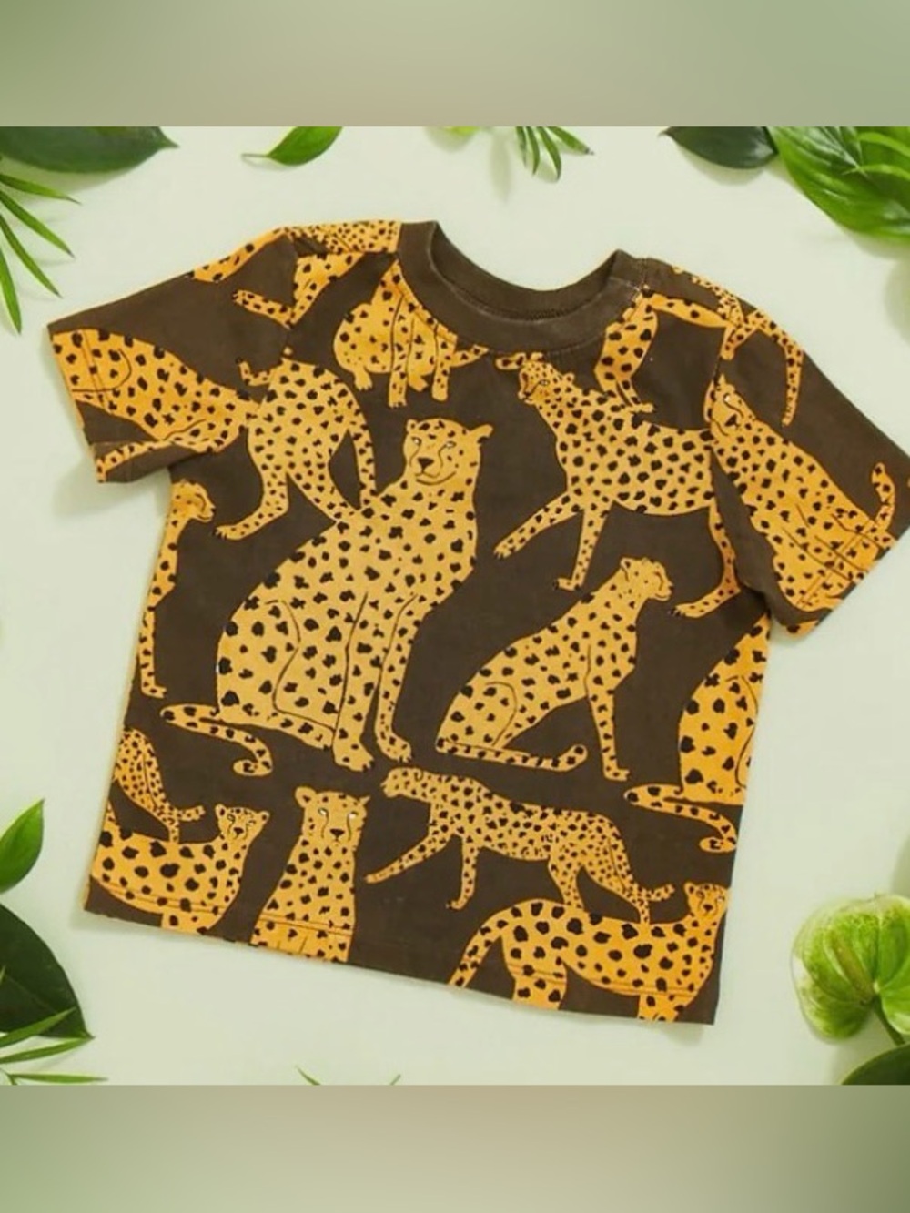 Baby Cats of California Kids Cheetah Print Tee
